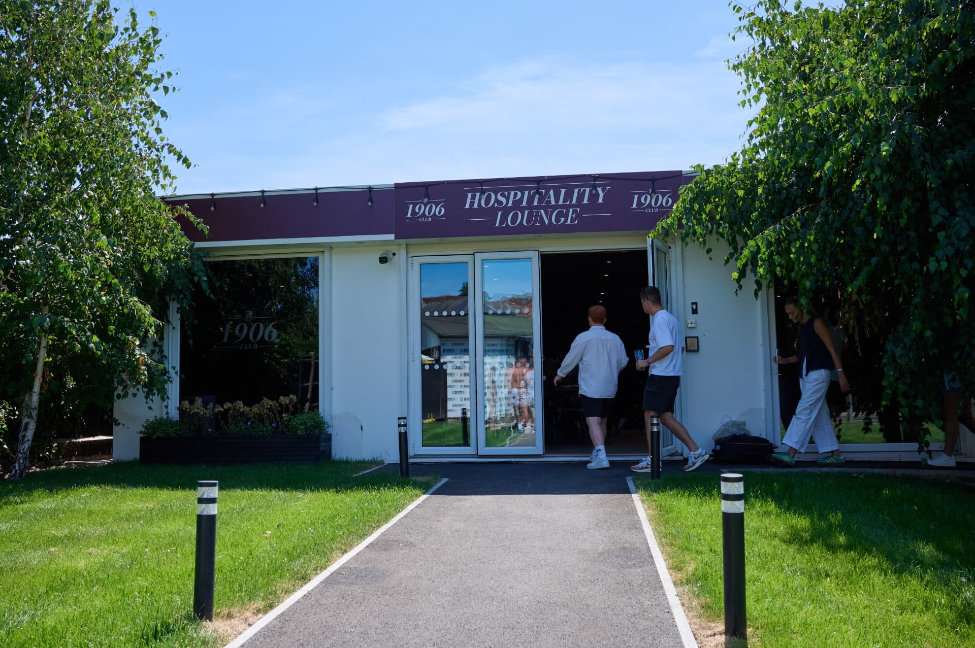 Entrance to the 1906 Club hospitality lounge